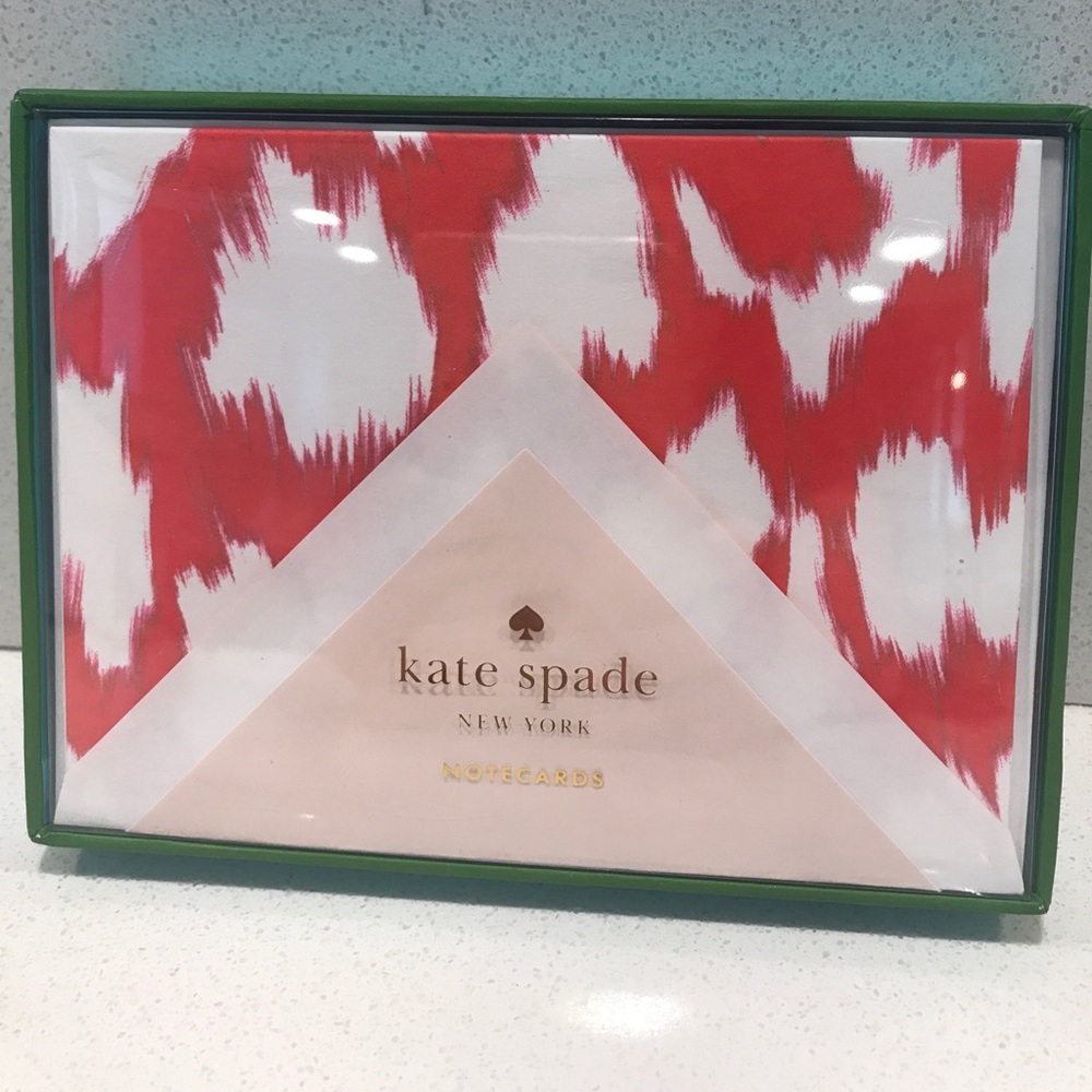 Kate Spade Painterly Cheetah Card Set