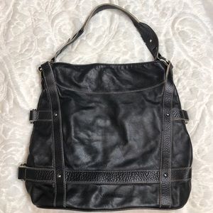 Kenneth Cole Black Leather Bag