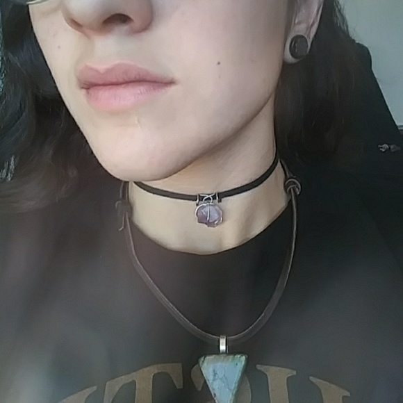 ‼️ Unique Amethyst Necklace‼️ - Picture 2 of 3