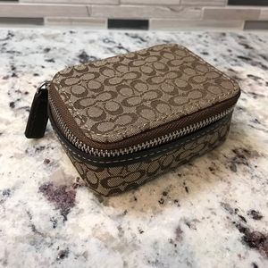 Authentic Coach Accessories Box with Zipper