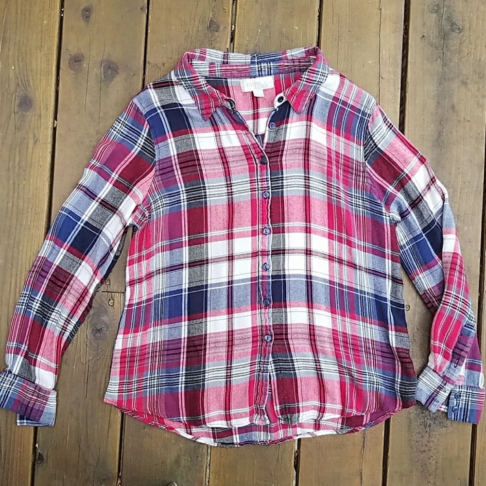 Olive and oak flannel