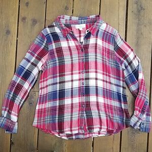 Olive and oak flannel