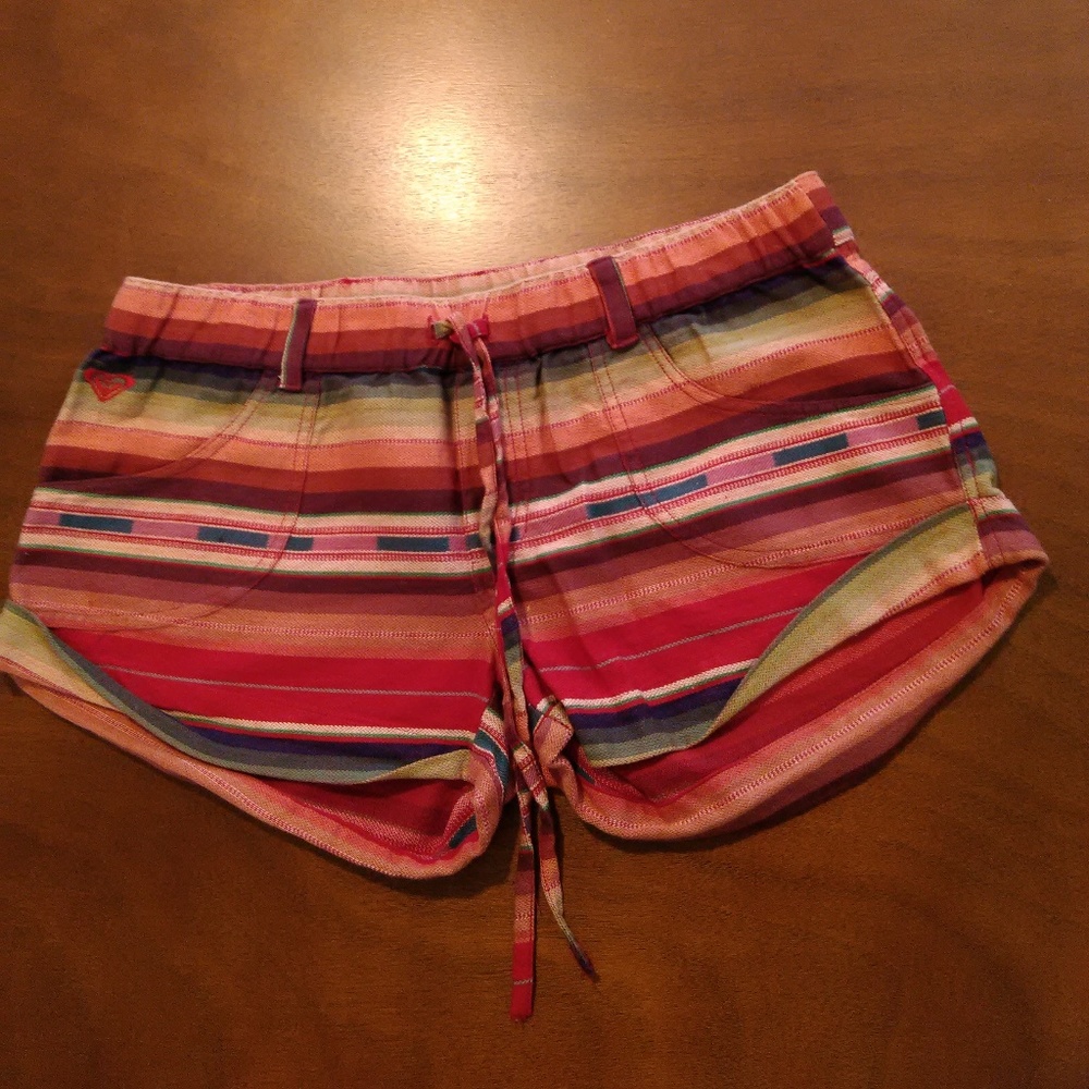 Roxy Shorts Multi-Colored Size Small