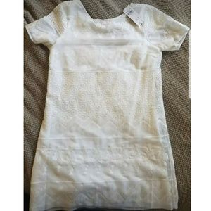 Abercrombie and Fitch white dress brand new