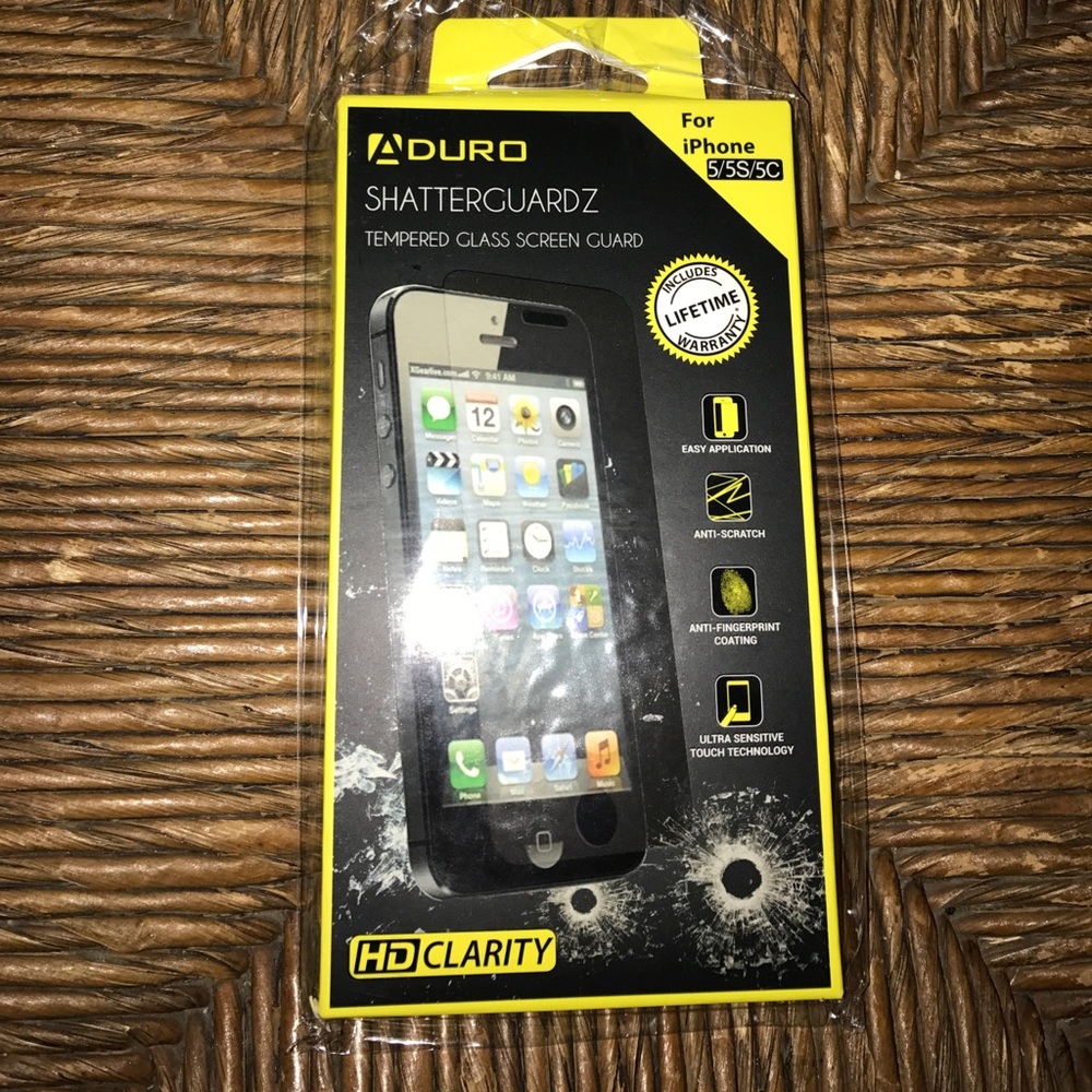 Shatter guard tempered glass screen guard - Picture 1 of 2