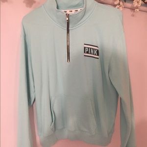 PINK Half-Zip Hoodie!