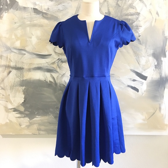 Dresses & Skirts - ⚫️ 5/$25 New Handmade Blue Scallop Dress