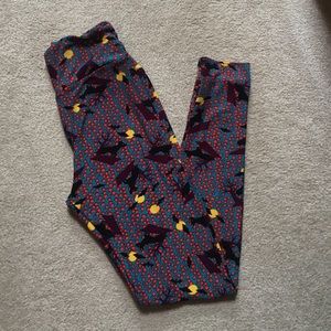 LuLaRoe  howling coyote Halloween leggings