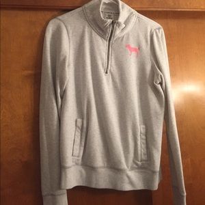 PINK Half-Zip Hoodie!