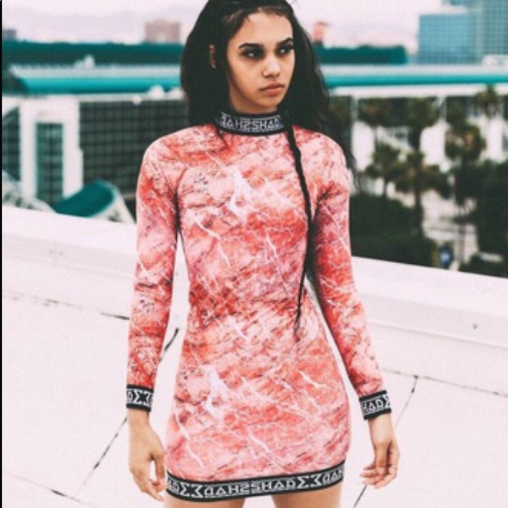 SHADOW LONDON MARBLE DRESS