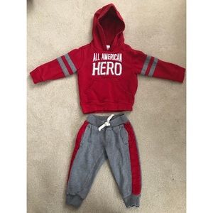 Boys Gymboree two piece sweat suit