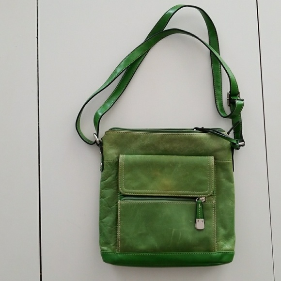 Green Leather Purse - Picture 2 of 4