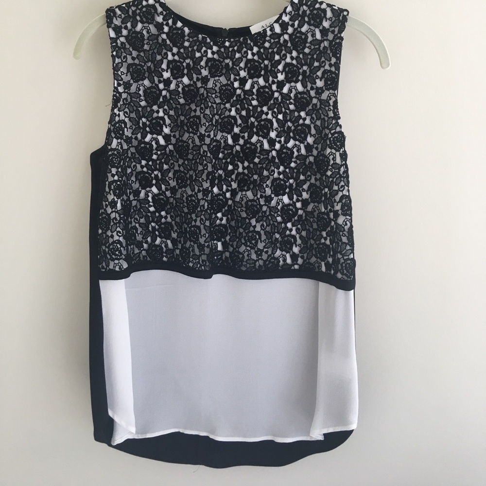 A.L.C. Sleeveless 100% Silk Blouse