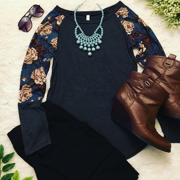 acting pro Tops - NWT Floral Long Sleeve Blouse Authentic USA Made
