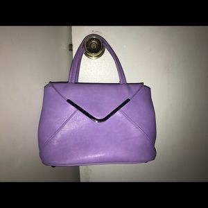 Charming Charlie Lavender Violet Envelope Purse