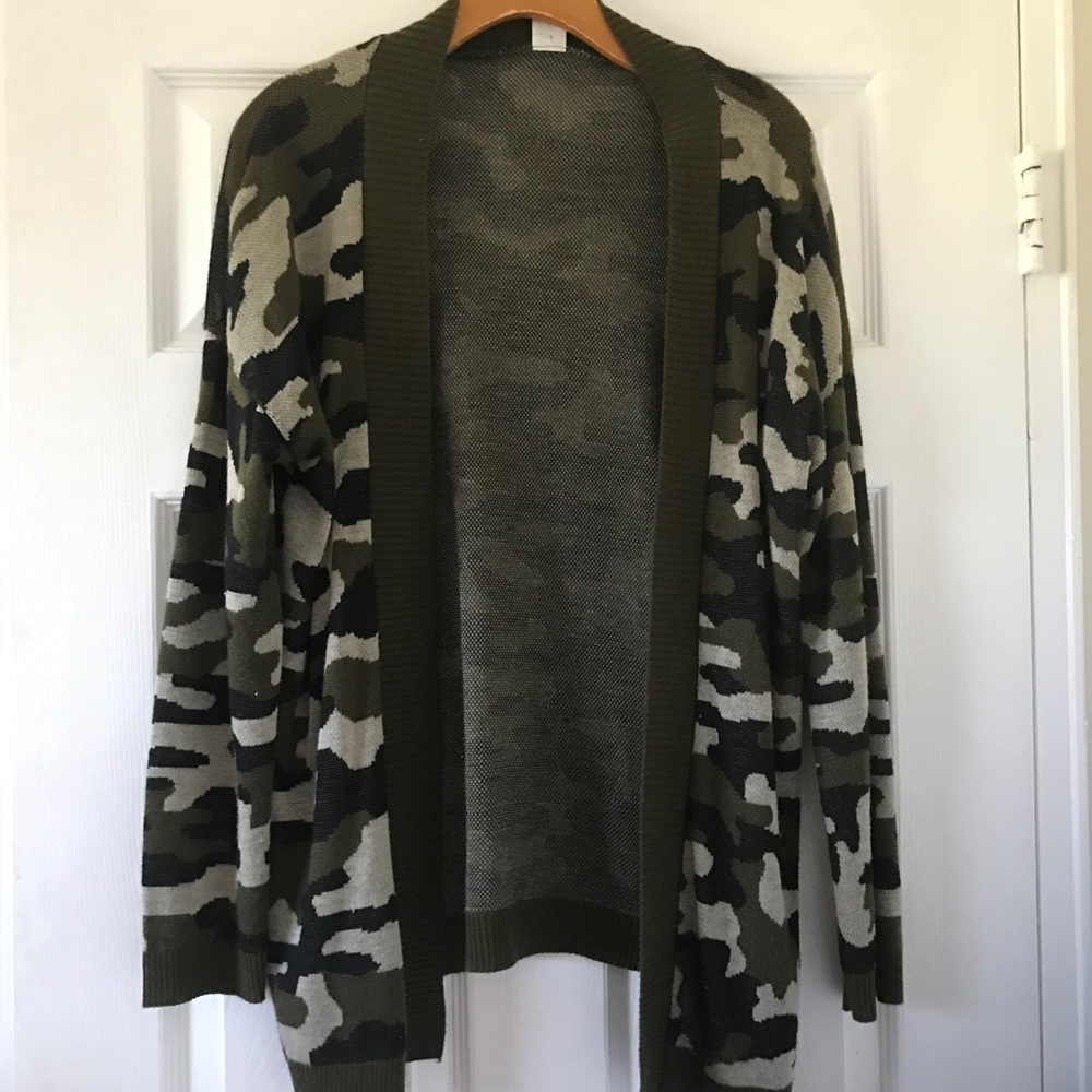 Camouflage Cardigan