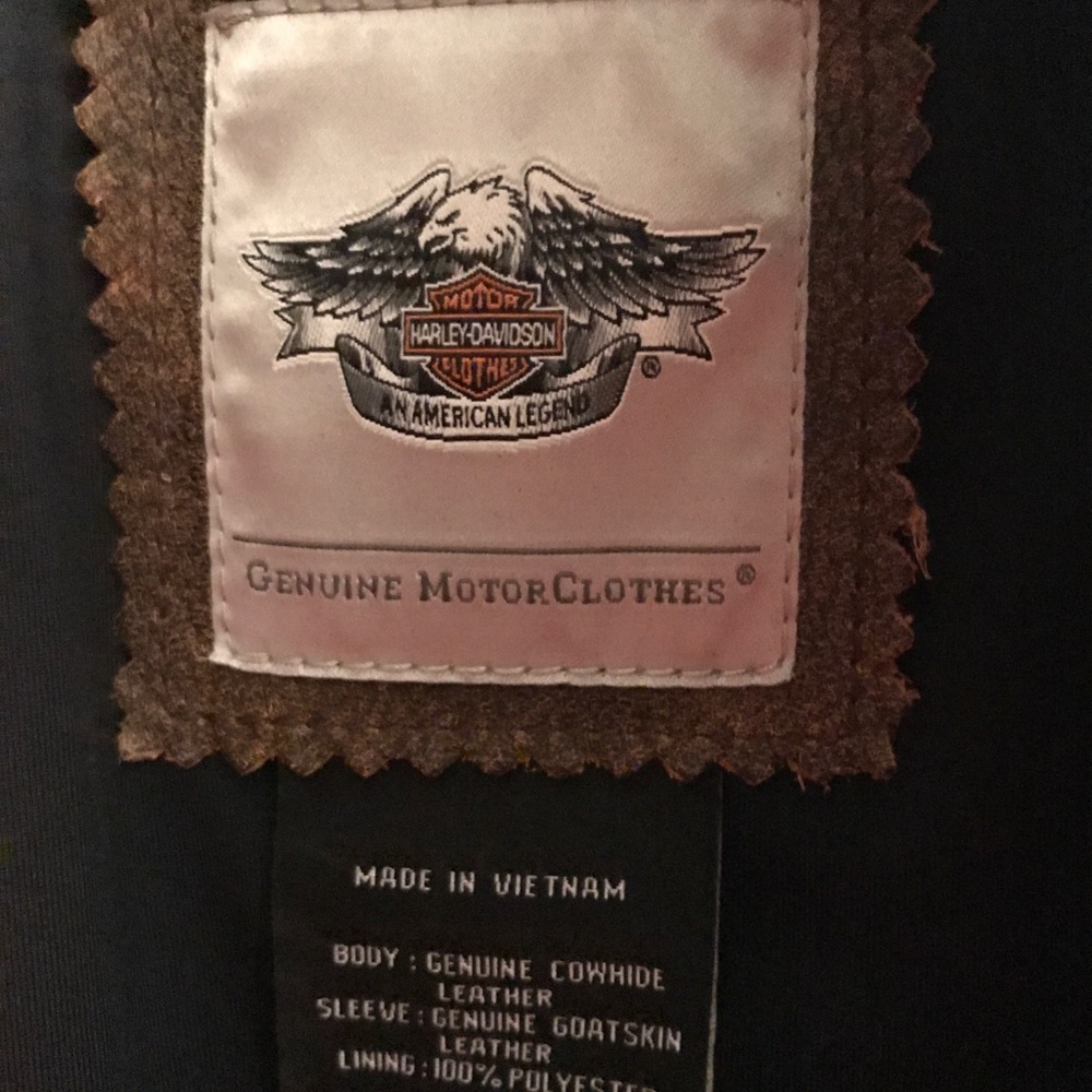 Woman's Harley Davidson riding jacket