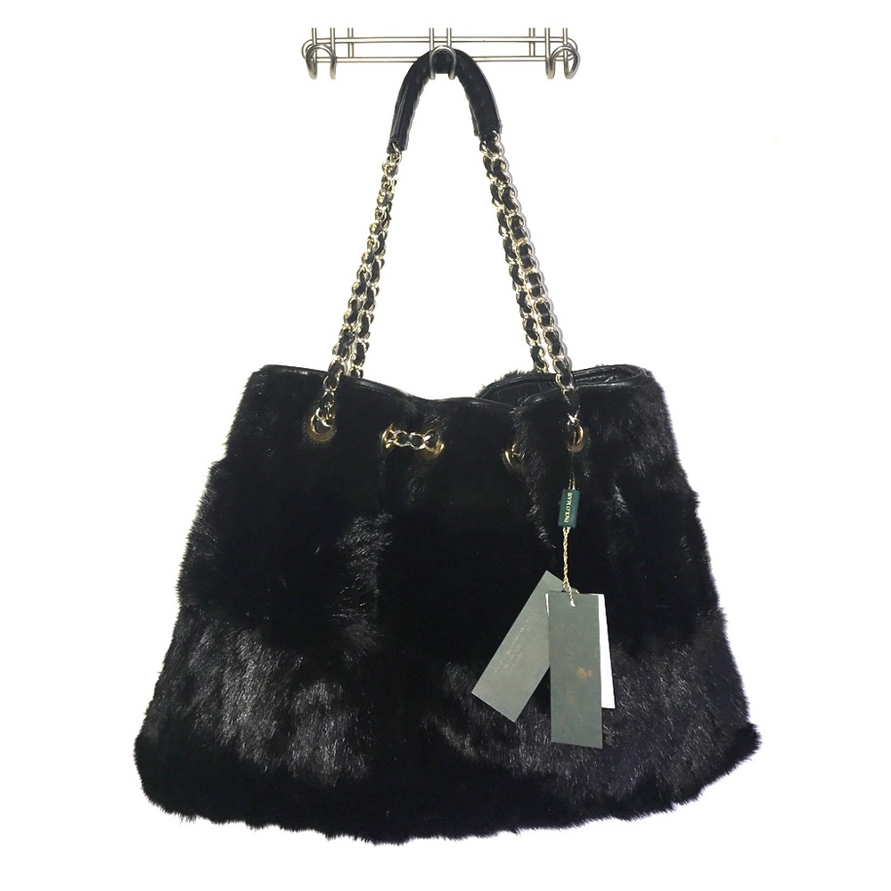 Paolo Masi Mink Fur Tote NWT!