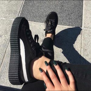 Fenty by Rihanna suede creepers