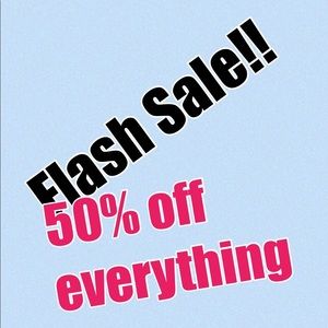 Everything 50% off from my closet now!