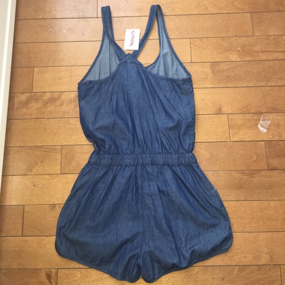 Jean romper - Picture 2 of 2