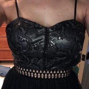 Black homecoming dress