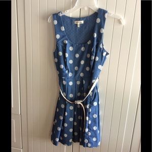 EUC jean and polka dress