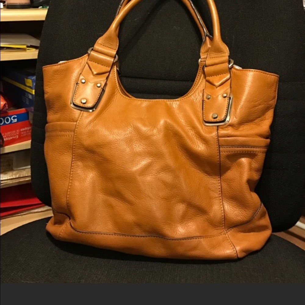 B. Makowsky leather handbag
