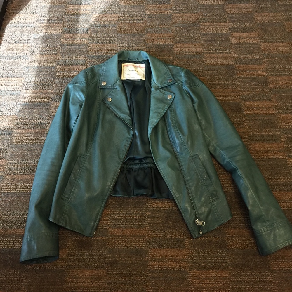 cartonnier leather jacket
