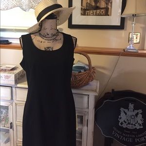 Black cocktail dress