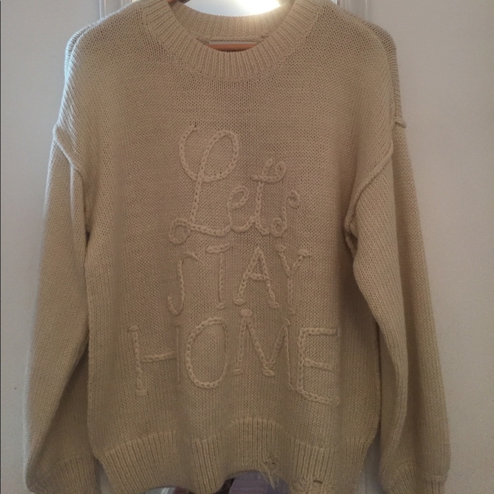 ✅SOLD✅Wildfox LET'S STAY HOME sweater - Picture 5 of 8