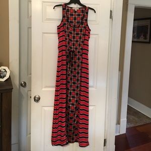 Geometric Michael Kors Maxi Dress - Size S