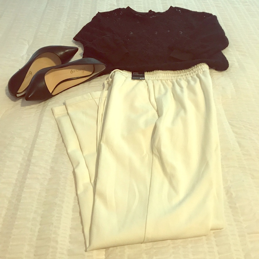 New York & Company White Pants