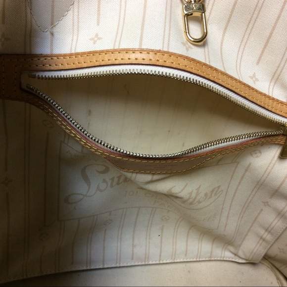 Louis Vuitton Neverfull Damier Azur MM - Picture 2 of 3