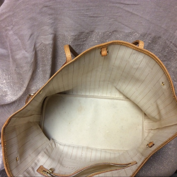 Louis Vuitton Neverfull Damier Azur MM - Picture 3 of 3