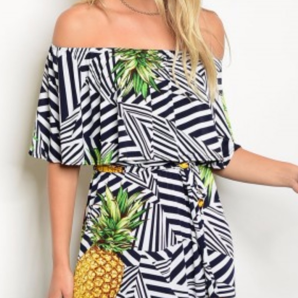 PINEAPPLE PRINT Dress - Picture 2 of 2