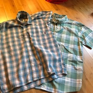 2. Set men's patagonia short sleeve button downs