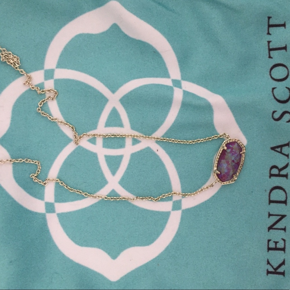 Purple Opal Kendra Necklace