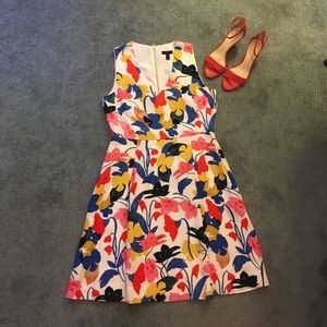 J. Crew floral A line dress