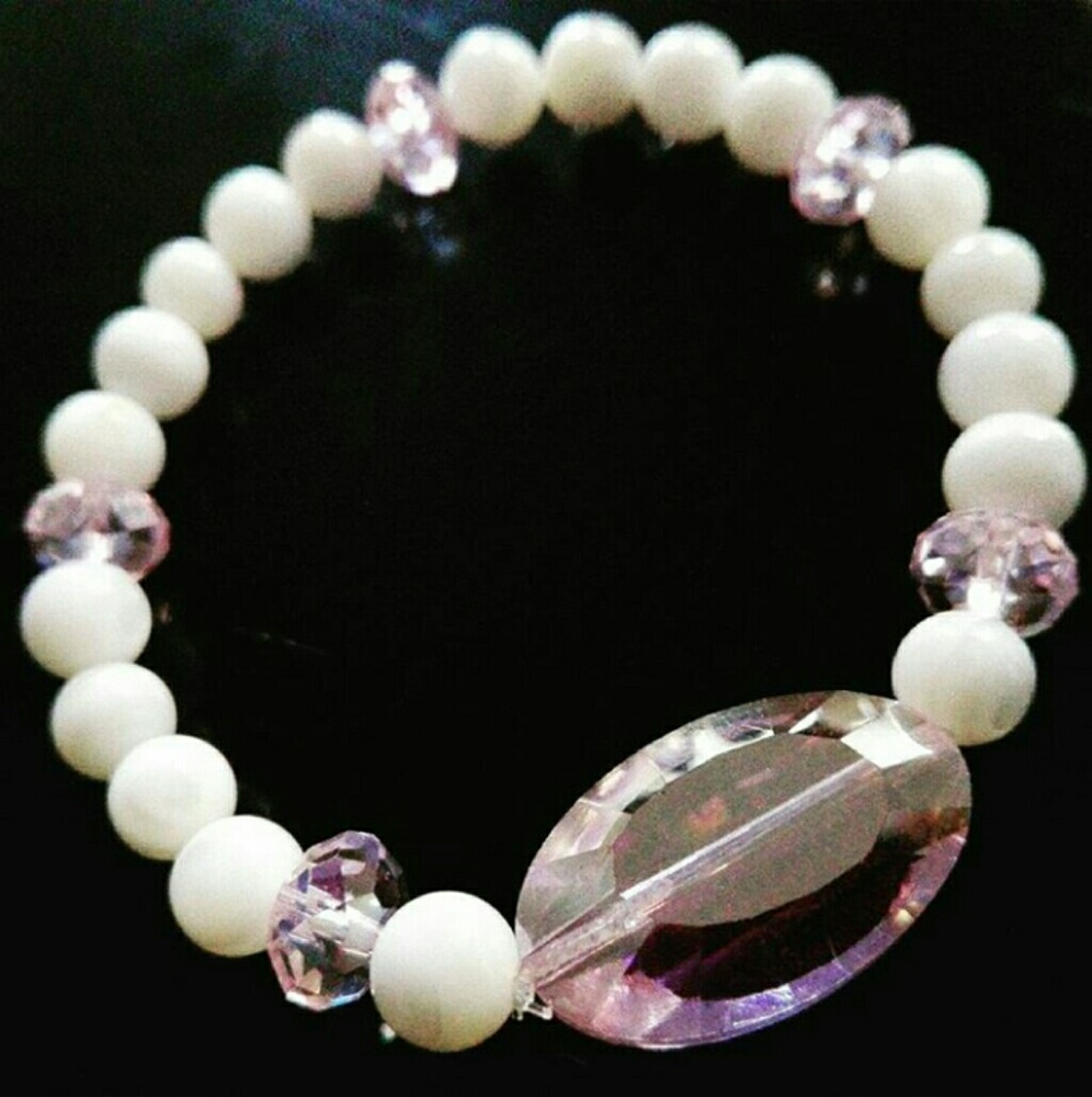 Bracelet nacar and crystals