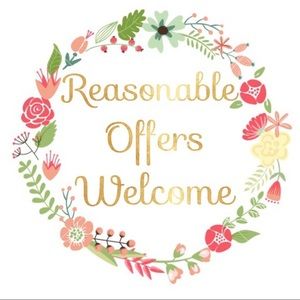 Feel free to give reasonable offers!