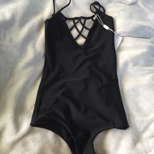 Issa de mar sao paulo one piece in black NWT