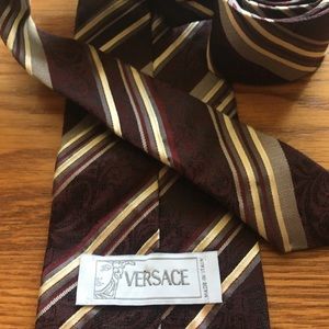 Men's Versace Medusa Head Silk Tie