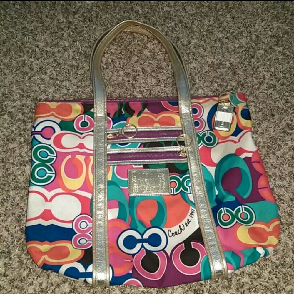 Coach poppy purse