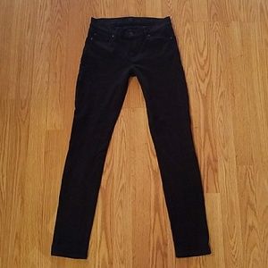 Gwenevere 7 For All Mankind black skinny 26
