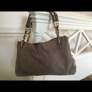 Banana republic newbuck leather handbag