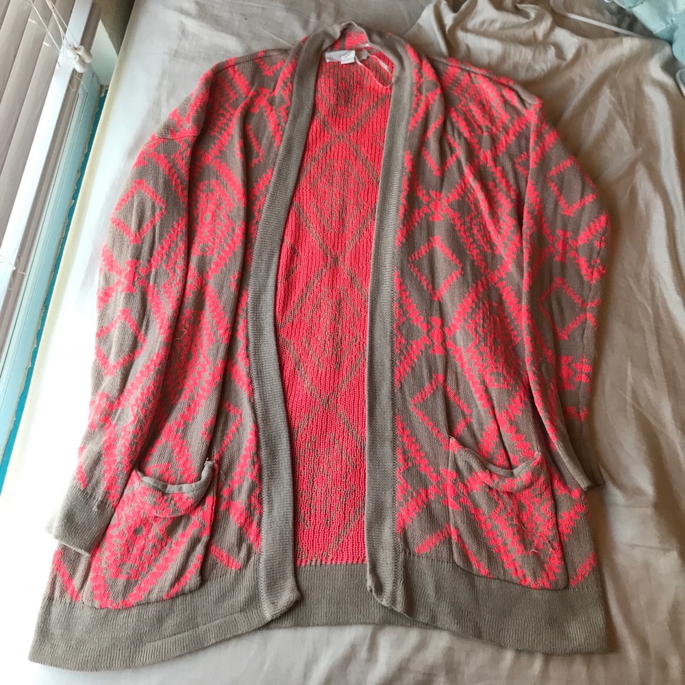 Heavy long sleeve cardigan