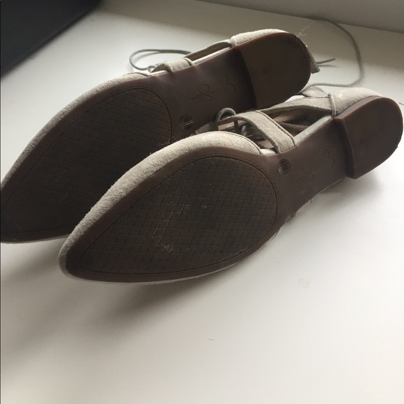 Jessica Simpson tie up flats - Picture 3 of 4