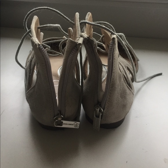 Jessica Simpson tie up flats - Picture 4 of 4