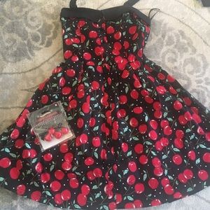 Rockabilly Cherry swing dress Halloween costume